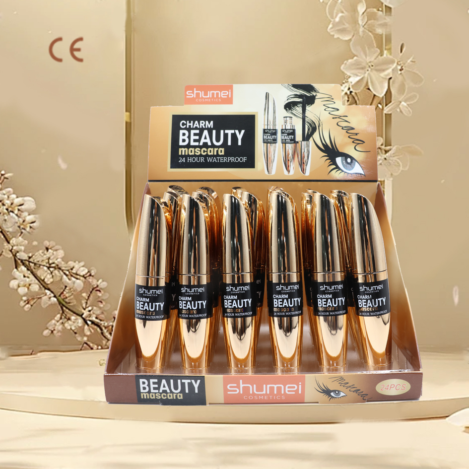 Hot Selling Custom Logo Eyelash Mascara Set Big Eyes Non- Smudging Volume Long Lasting Waterproof Thick Curling Makeup