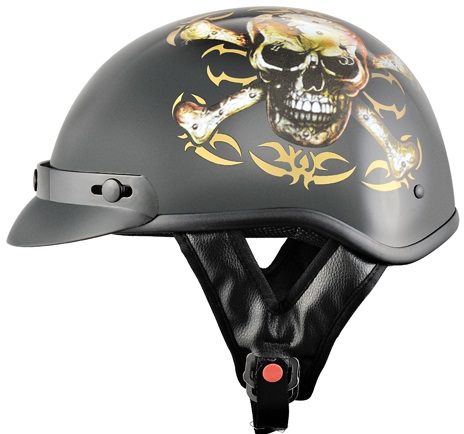 Popular Sale ABS Classic Safety Half Face Motorcycle Helmet